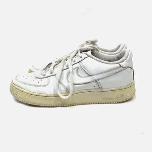 Nike Airforce 1 Lace Up Low Top Platform Sneaker White Leather Women's Size 9